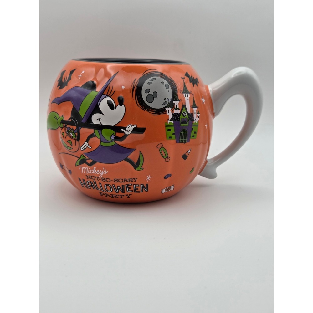 Set of 2 Disney Mickey Minnie Mouse Mugs Not So Scary Halloween Party 2020 New